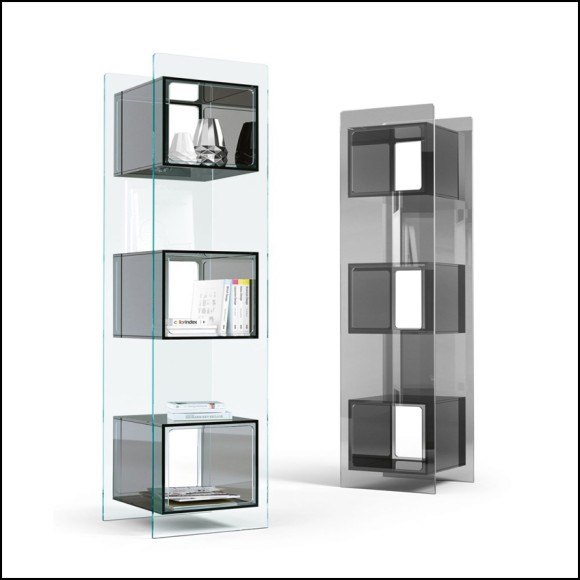 146 - MQ172 - Welded Glass Shelf - Pacific Compagnie.