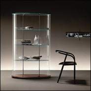 146 - 2150 - Modern Glass Bookshelf 146-2150 - Pacific Compagnie.