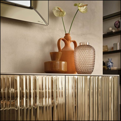 146 - ECM199 - Laquered Wood Buffet - Pacific Compagnie.