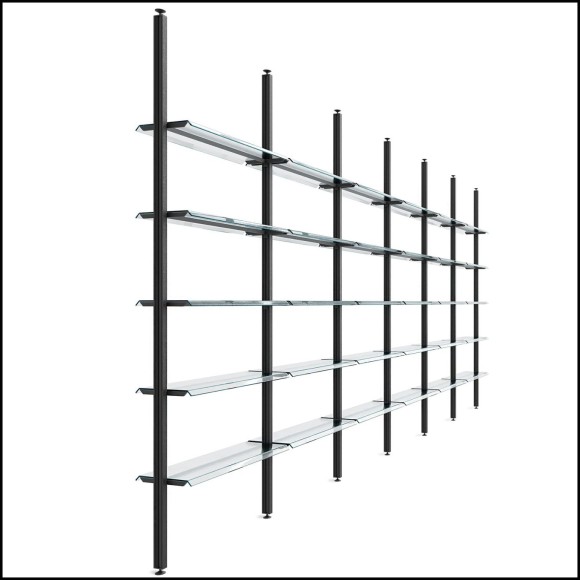 146 - COMP-5A - FIAM Aluminium Glass Library - Pacific Compagnie.