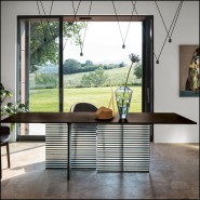 146 - BWR300 - Table repas verre - Pacific Compagnie.