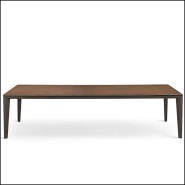 146 - FLAR240 - Table FIAM finition Tabac - Pacific Compagnie.