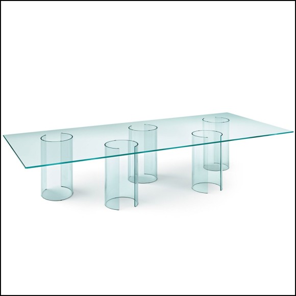 146 - 1940 | Modern glass table design - Pacific Compagnie.