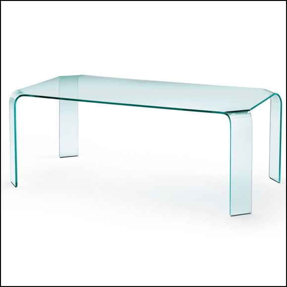 146 - 01 - Transparent glass table - Pacific Compagnie.