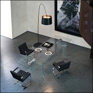 146 - 1710 - FIAM glass dining table - Pacific Compagnie.