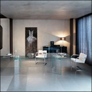 146 - 1710 - Table transparente FIAM 146-1710 - Pacific Compagnie.