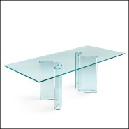 146 - 4120 - FIAM Glass Table - Pacific Compagnie.