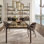 146 - VER200 - FIAM solid wood table - Pacific Compagnie.