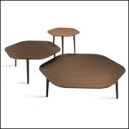 146 - COB60 - Table basse métal gris - Pacific Compagnie.