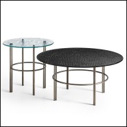 146 - CRS50 - Metallic Finish Table - Pacific Compagnie.