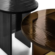 146 - GLI50 - Bronze Finish Low Table - Pacific Compagnie.