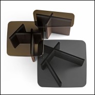 146 - TYP35 - Smoked glass table - Pacific Compagnie.