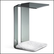 146 - YOR52 - Table d'appoint verre - Pacific Compagnie.