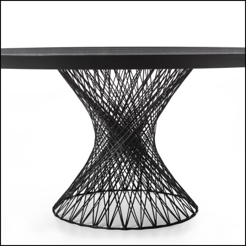 Tablesderepas20 - WEB - Oak and carbon table - Pacific Compagnie.