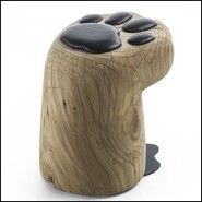 Tabourets43 - MIAOOO - Brown and black stool - Pacific Compagnie.