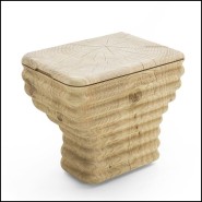 Tabourets43 - WAVES - Riva1920 cedar stool - Pacific Compagnie.