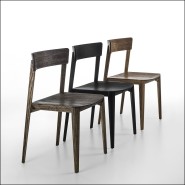 Chaises 154 - REWOODMIA - Ash wood chair - Pacific Compagnie.