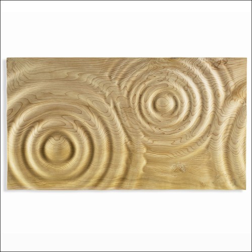 Décoration 154 - CEDARARTDROP - Cedar wall art decor - Pacific Compagnie.