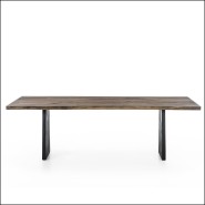 Tablesderepas20 - REWOODPYRAMIDPLANK - Pyramid plank table design - Pacific Compagnie.