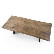 Tablesderepas20 - REWOODPYRAMIDPLANK - Table luxe Riva1920 - Pacific Compagnie.