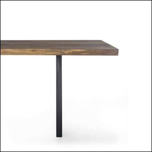 Tablesderepas20 - REWOODPYRAMIDPLANK - Table repas bois brun - Pacific Compagnie.