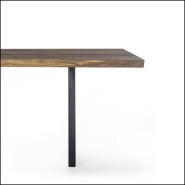 Tablesderepas20 - REWOODPYRAMIDPLANK - Brown dining room centerpiece - Pacific Compagnie.