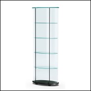 146 - 2140 | Curved glass shelving - Pacific Compagnie.