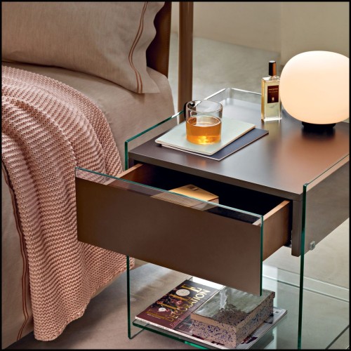 146 - DIN - Bedside table with drawer - Pacific Compagnie.