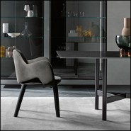 146 - NWS - FIAM chair, tobacco oak - Pacific Compagnie.