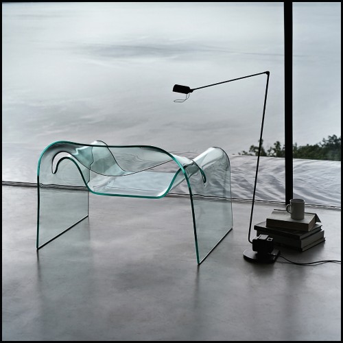 146 - O2 | FIAM glass armchair - Pacific Compagnie.