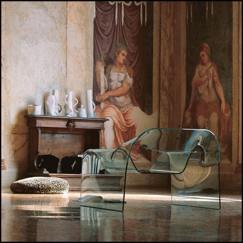 146 - O2 | Fumé finish armchair - Pacific Compagnie.