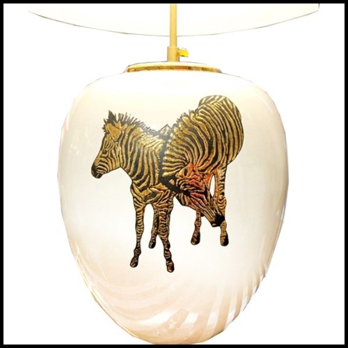 Table lamp PC - Zebra