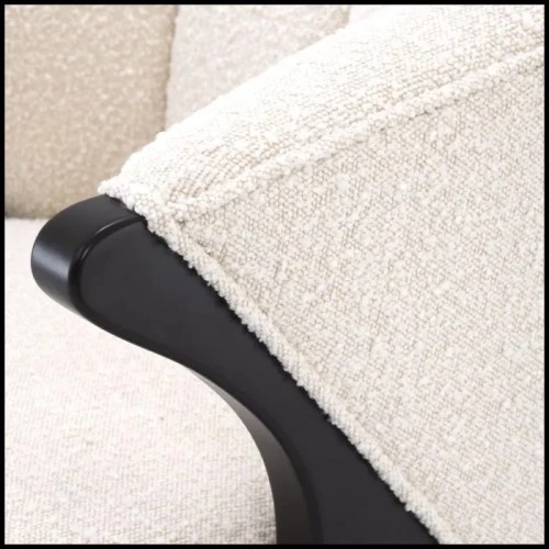 Fauteuil 24 - Pavone - "Fauteuil 24 Pavone - Side view - Pacific Compagnie."