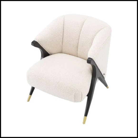 Fauteuil 24 - Pavone - Détail tissu - Pacific Compagnie.