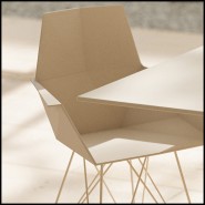 Chaise de Repas 111 - Faz Set of 4 - Vondom dining set image - Pacific Compagnie.