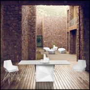 Chaise de Repas 111 - Faz Set of 4 - Contemporary outdoor chair - Pacific Compagnie.