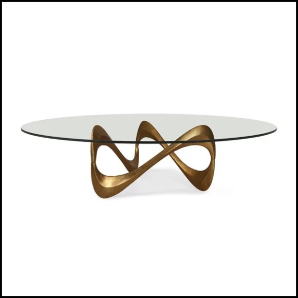 Banc 119 - Parisian Graffiti - Aluminum frame coffee table - Pacific Compagnie.