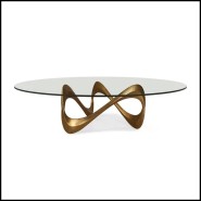 Banc 119 - Parisian Graffiti - Aluminum frame coffee table - Pacific Compagnie.