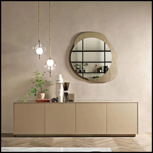 Miroir 146 - Shift rectangular - "Rectangular Shift mirror detail" - Pacific Compagnie.