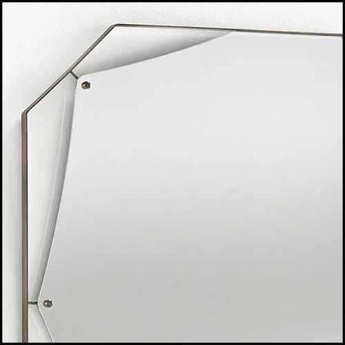 Miroir 146 - Pinch Round - Miroir design métal - Pacific Compagnie.