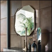 Miroir 146 - Pinch Round - Miroir Fiam L90cm - Pacific Compagnie.
