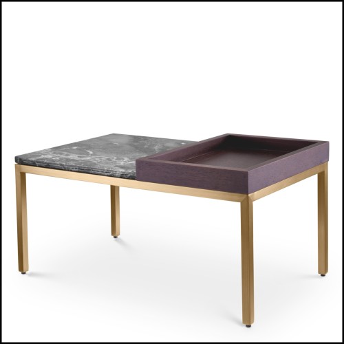 Table d'appoint 24 - Forma - Laiton brossé - Pacific Compagnie.