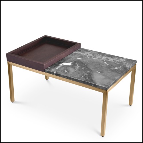 Table d'appoint 24 - Forma - Plateau marbre - Pacific Compagnie.