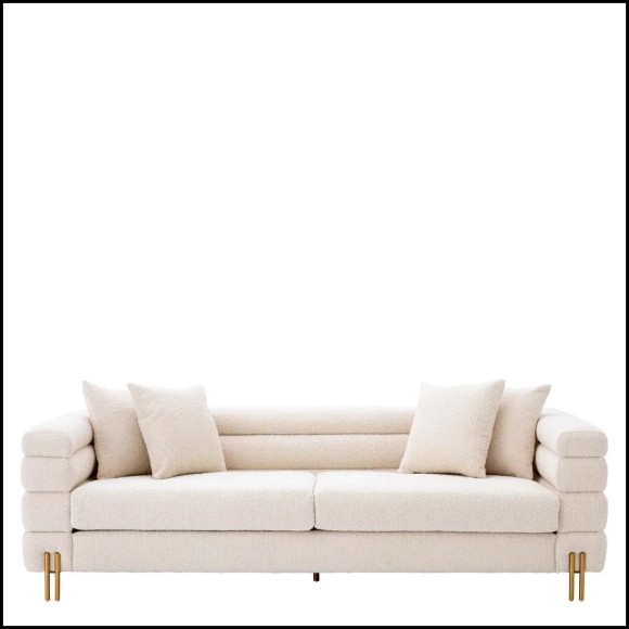 Canapé 24 - York | Canapé York tissu Seashell - Pacific Compagnie.