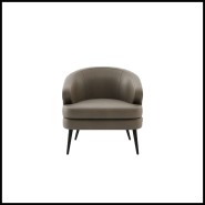 Fauteuil 174 - Xangai - Fauteuil design en bois massif pour intérieur chic - Pacific Compagnie.