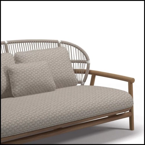 Canapé d'Extérieur 45 - Fern 2 places - Modern Gloster fern outdoor sofa for two people - Pacific Compagnie.