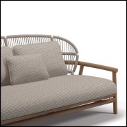 Canapé d'Extérieur 45 - Fern 2 places - Modern Gloster fern outdoor sofa for two people - Pacific Compagnie.