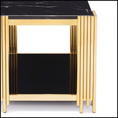 Coffee table 162 - Ororods |  Side Table Abhika- Ororods Rounds - Luxury wooden side table - Pacific Compagnie.