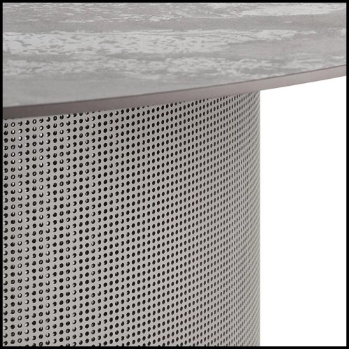 Table de Repas 149 - Solanas | Table de Repas Gandia Blasco - Solanas - Dining table with glass top - Pacific Compagnie.