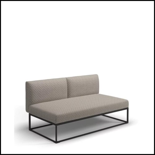 Module Central 45 - Maya - Modular outdoor chair from Gloster - Pacific Compagnie.